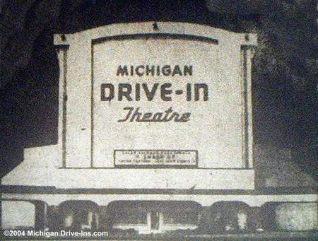 Michigan Drive-In Theatre - Michigan Screen July 1948